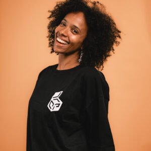 Camiseta Feminina Oversized "Artista Latina Americana"